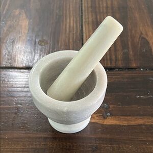 Marble Mortar and Pestle